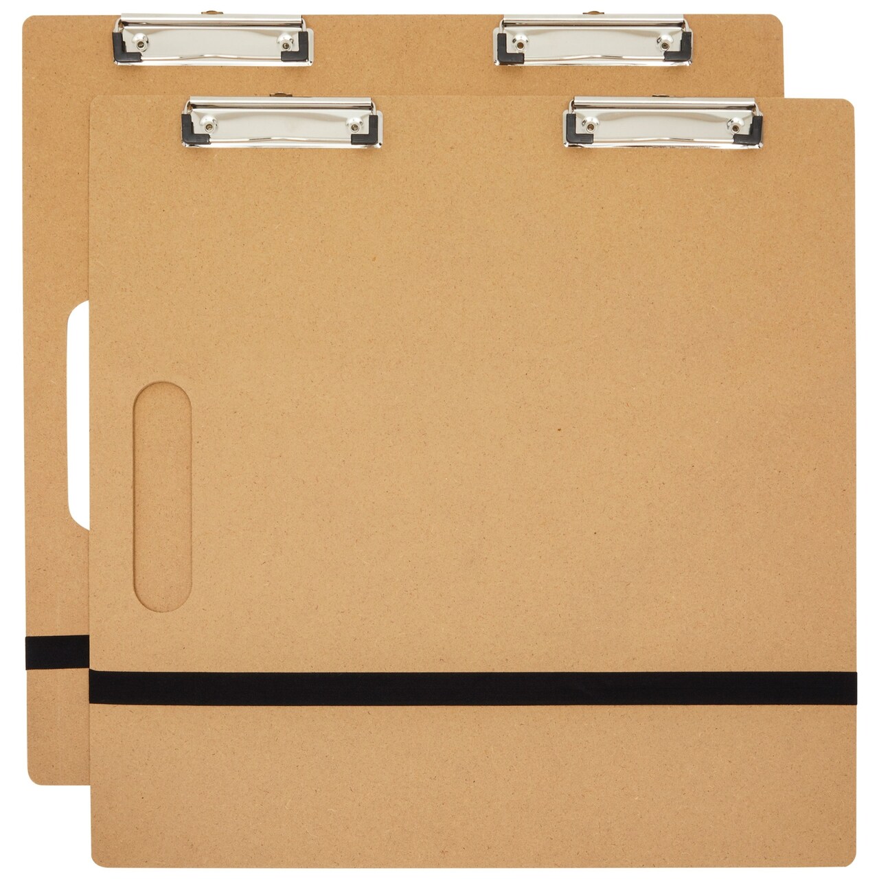 Artists Sketch Board with Double Clips for Art Classroom, Studio, Field  (18x18 In, 2 Pack)